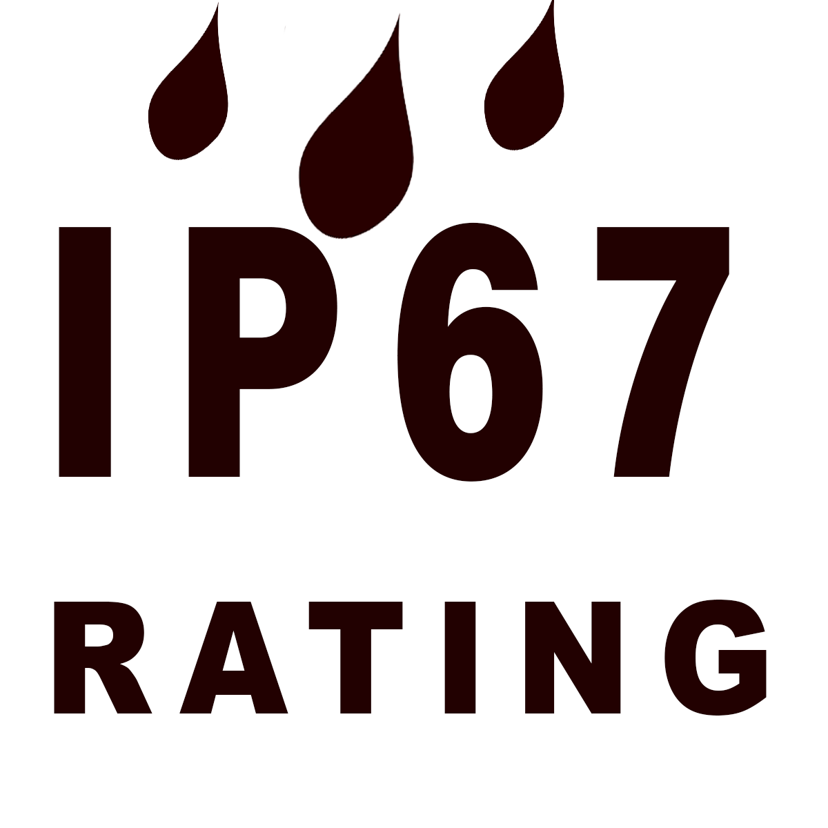 IP reting  67  Water-resistant